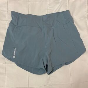 Women's Athletic Shorts in Gray/Blue/Teal